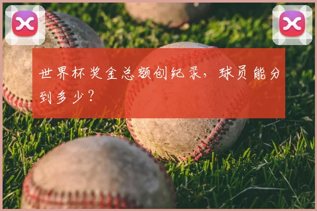 世界杯奖金总额创纪录，球员能分到多少？